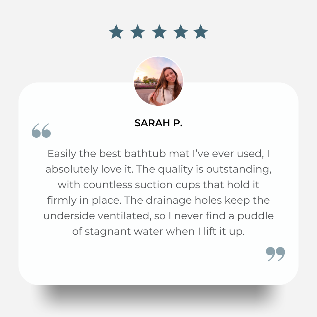 Flenura Non-Slip Shower Mat